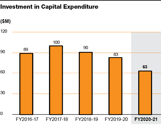 Investment in Capital Expenditure