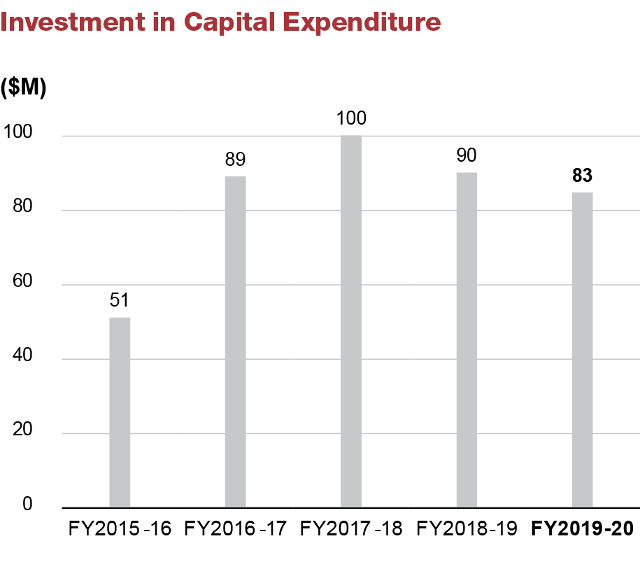 Investment in Capital Expenditure