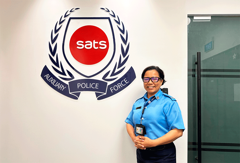Female SATS Auxiliary Police Officer