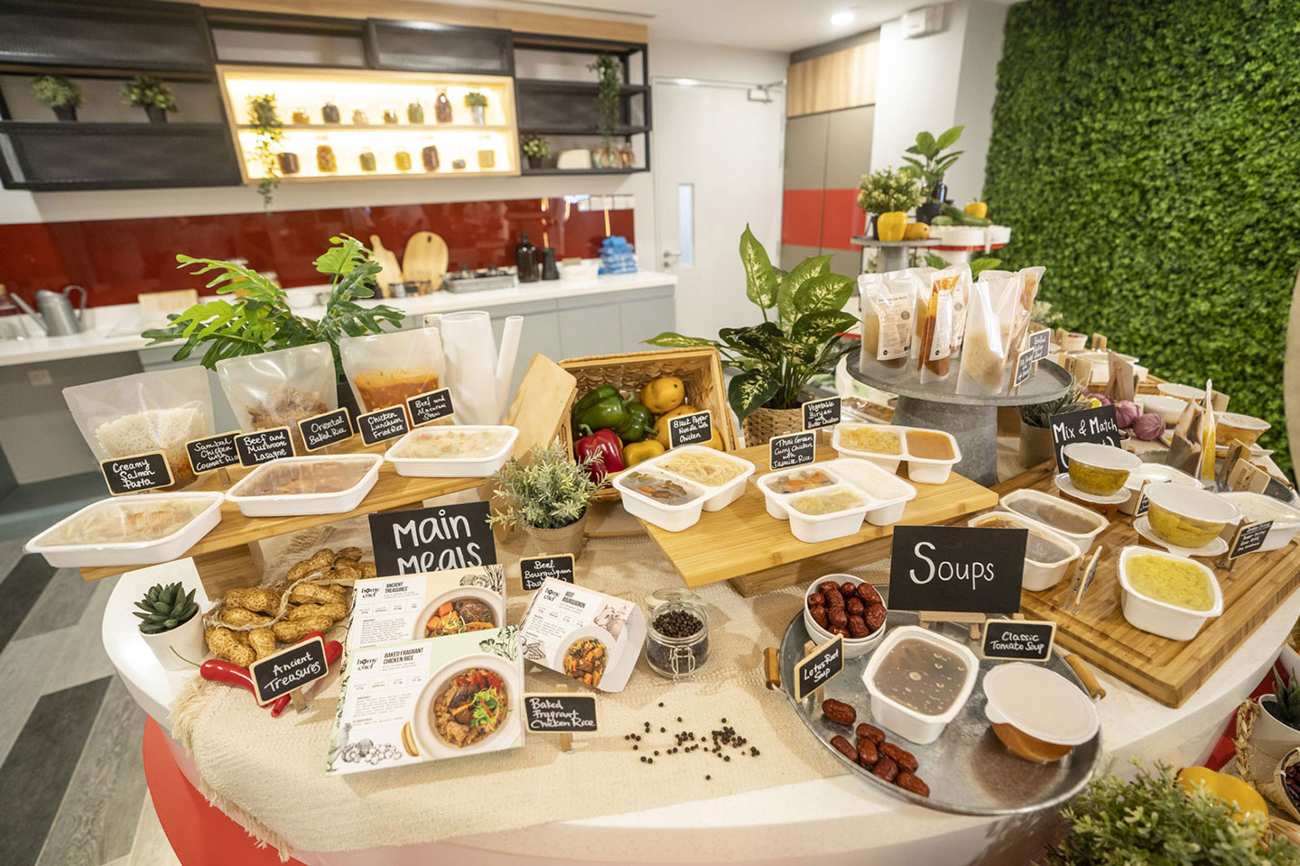 Showcase of nutritious food 